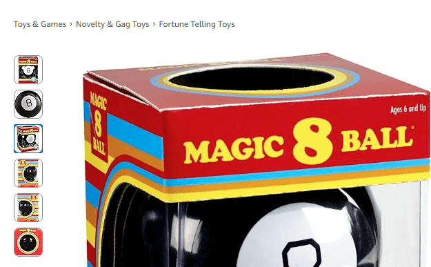 Magic 8 ball - categories