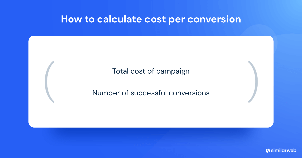 How to calculate cost per conversion